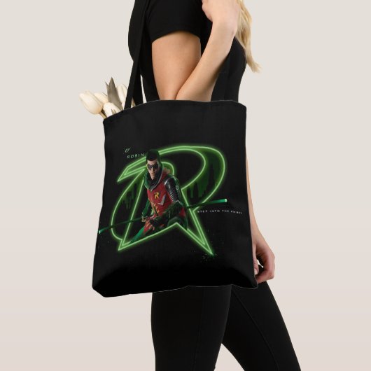 Gotham Ridders Robin in Logo Tote Bag (Dichtbij)