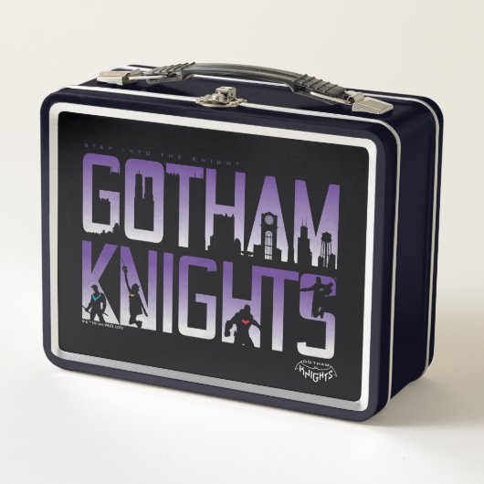 Gotham Ridders Silhouetten in Titel (Voorkant)