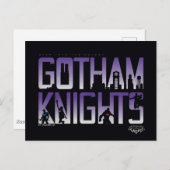 Gotham Ridders Silhouetten in Titel Briefkaart (Voorkant / Achterkant)