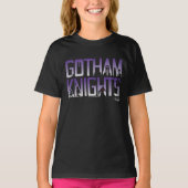 Gotham Ridders Silhouetten in Titel T-shirt (Voorkant)