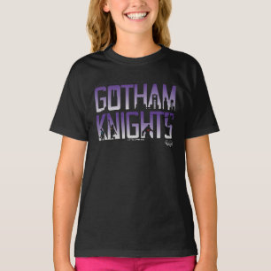 Gotham Ridders Silhouetten in Titel T-shirt