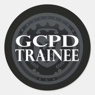 Gotham Stadspolitie Departement Trainee Stickers