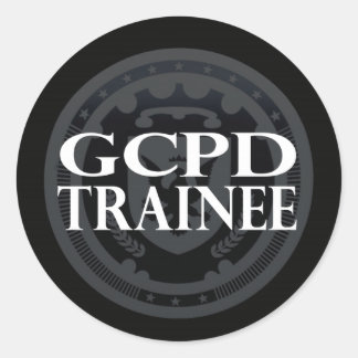 Gotham Stadspolitie Departement Trainee Stickers