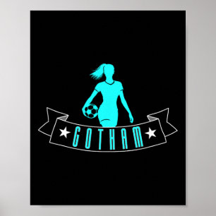 Gotham Voetbal Fan Ondersteuning Stadion Laat Je T Poster