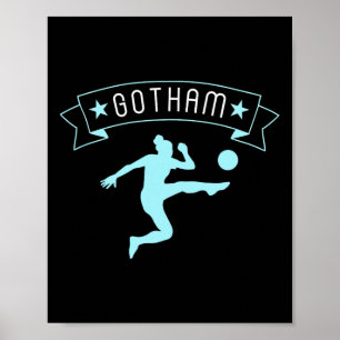 Gotham Voetbalfan Support Stadion Laat Je Trots Zi Poster