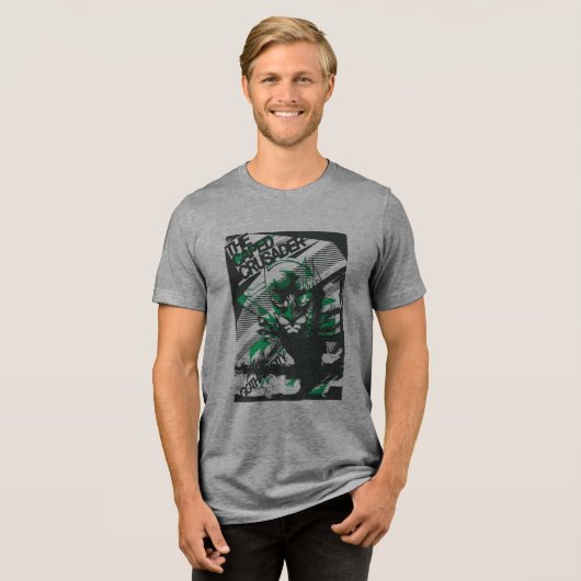 Gotham's gekaapte kruiser Tri-Blend shirt (Voorkant volledig)