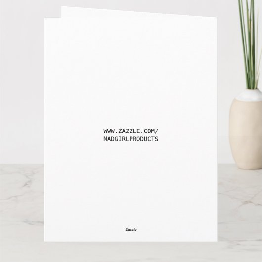 GOTHC SKELETONS BRUILOFT GEFELICITEERD GROET KAART (Achterkant)