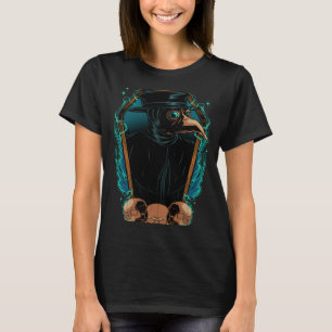 Gothcore Steampunk Pest Doctor Dr in Coffin Medi T-shirt