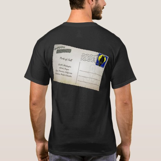 GothCruise 14 Ghostwood 2 Sided Alternate Design T-shirt (Achterkant)