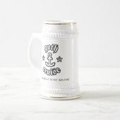 GothCruise Logo Beer Stein Bierpul (Voorkant links)