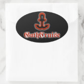 GothCruise Logo ovale Sticker (Tas)