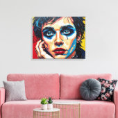 GOTHE POSTAPOCALYPS 19 CANVAS AFDRUK (Insitu (Woonkamer))