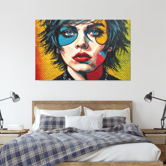 GOTHE WILDERNIS 23 CANVAS AFDRUK (Insitu (Slaapkamer))