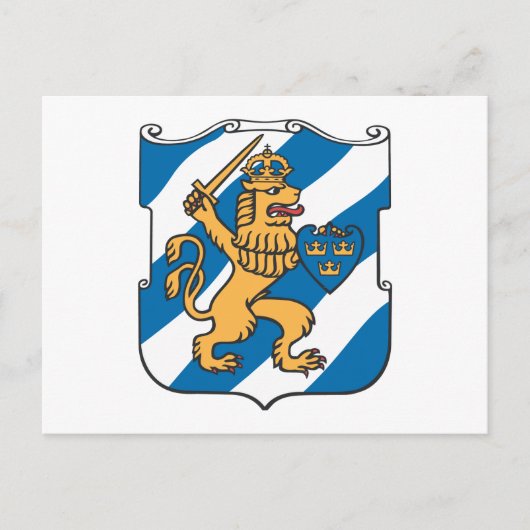 Gothenburg Briefkaart wapenschild (Voorkant)