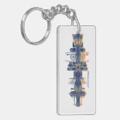 Gothenburg Skyline Sleutelhanger (Voorkant Links)