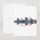 Gothenburg Skyline Uitnodiging Briefkaart (Voorkant / Achterkant)