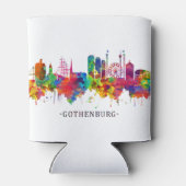 Gothenburg Zweden Skyline Blikjeskoeler (Achterkant)