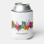 Gothenburg Zweden Skyline Blikjeskoeler (Blikje Achterkant)