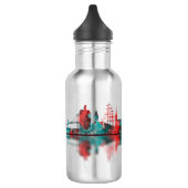 Gothenburg Zweden Skyline Waterfles (Links)