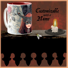 Gothic 2-tone gepersonaliseerde mok