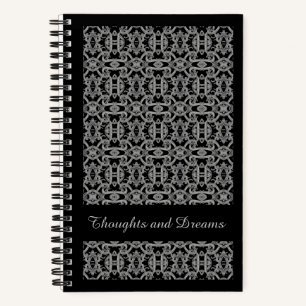 GOTHIC 5.5x8.5 Spiraalschrift / Zwart Notitieboek