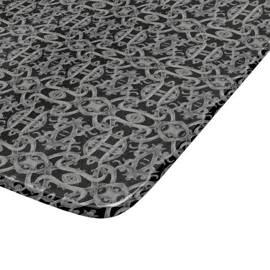 GOTHIC 6x7 glazen snijplank (Hoek)