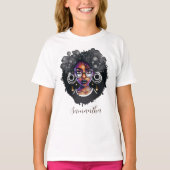 Gothic Afro Woman T-shirt (Voorkant)