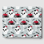 Gothic Afstuderen op zaterdag SkeletspinCake Gastenboek (Achterkant)