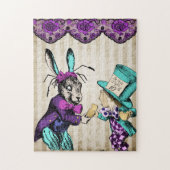 Gothic Alice III - Mad Hatter en konijn Legpuzzel (Verticaal)