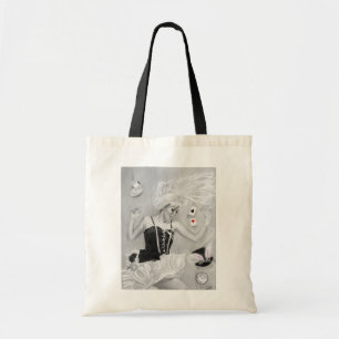 Gothic Alice in wonderland die Bag valt Tote Bag