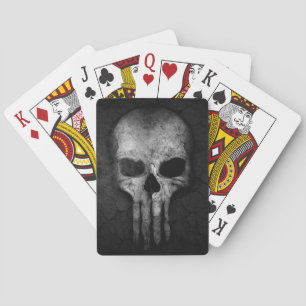 Gothic Alien Skull Pokerkaarten