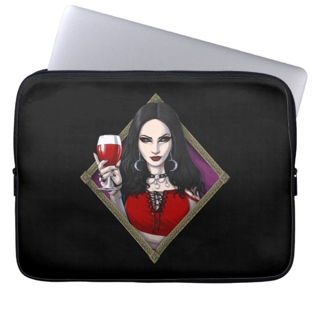 Gothic Alien Witch Laptop Sleeve (Voorkant)