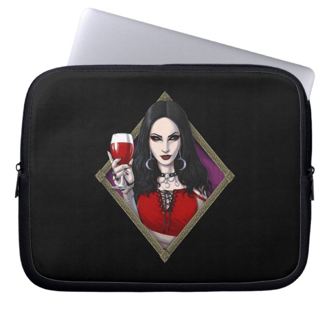 Gothic Alien Witch Laptop Sleeve (Voorkant)
