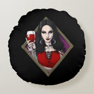Gothic Alien Witch Rond Kussen