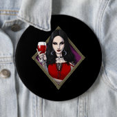 Gothic Alien Witch Ronde Button 6,0 Cm (In situ)