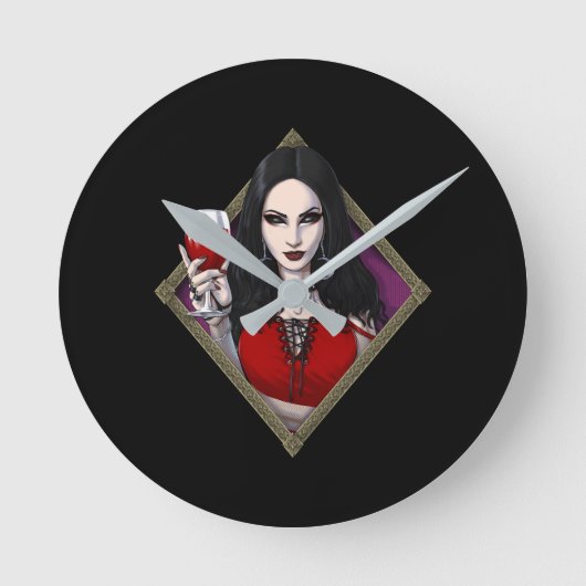 Gothic Alien Witch Ronde Klok (Voorkant)