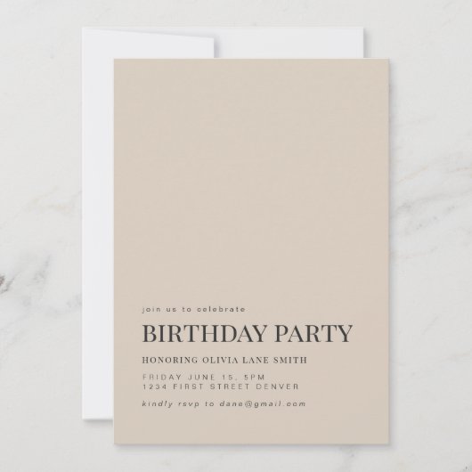 Gothic Alternatief Verjaardagsfeest Uitnodigen met Kaart (Voorkant)