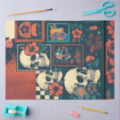 Gothic Americana Mood Board Collage Decoupage Tissuepapier (Craft)