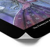 Gothic Amethyst Witch Poster van Molly Harrison (Hoek)