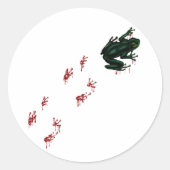 Gothic Amphibian Ronde Sticker (Voorkant)