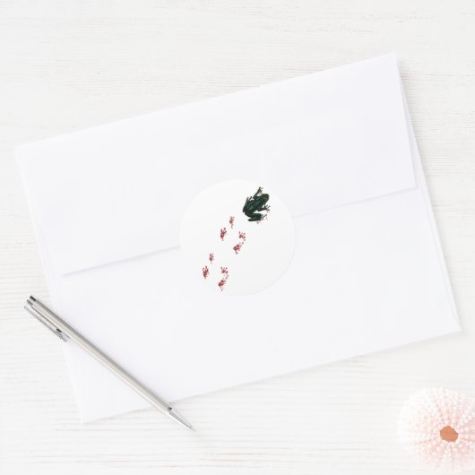 Gothic Amphibian Ronde Sticker (Envelop)