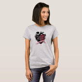 Gothic Anatomical Love Hurts Heart T-Shirt (Voorkant volledig)