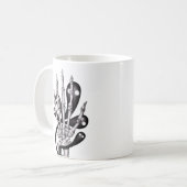 Gothic Anatomie Skeleton Hand Spooky Ghosts Koffiemok (Voorkant links)
