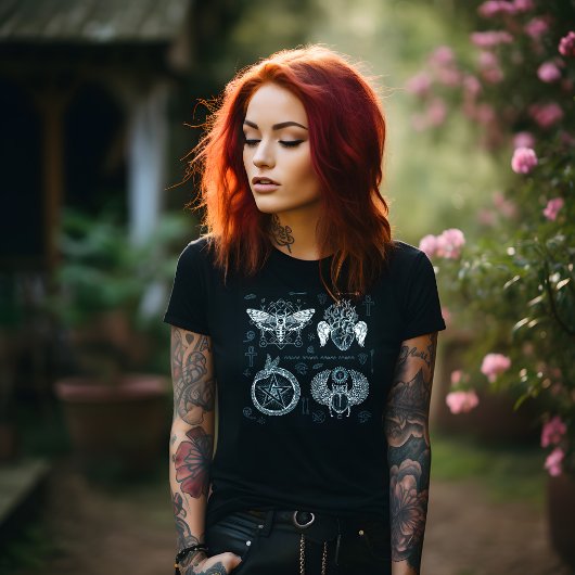 Gothic and Witchy Symbols T-shirt