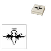 gothic Angel Art Stempel (Gestempeld)