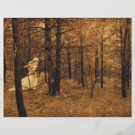 Gothic Angel Brown Forest Trees