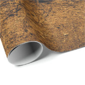 Gothic  Angel Brown Forest Trees Cadeaupapier (Rol Hoek)