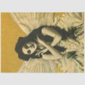  Gothic Angel over Gold-weefselpapier Tissuepapier (Voorkant)