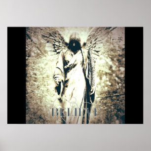 Gothic angel  rustige kunst gelooft poster