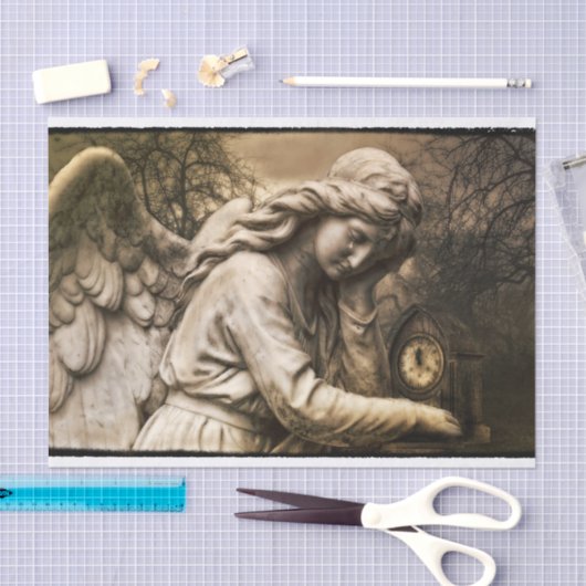 Gothic angel tissue papier (Craft)